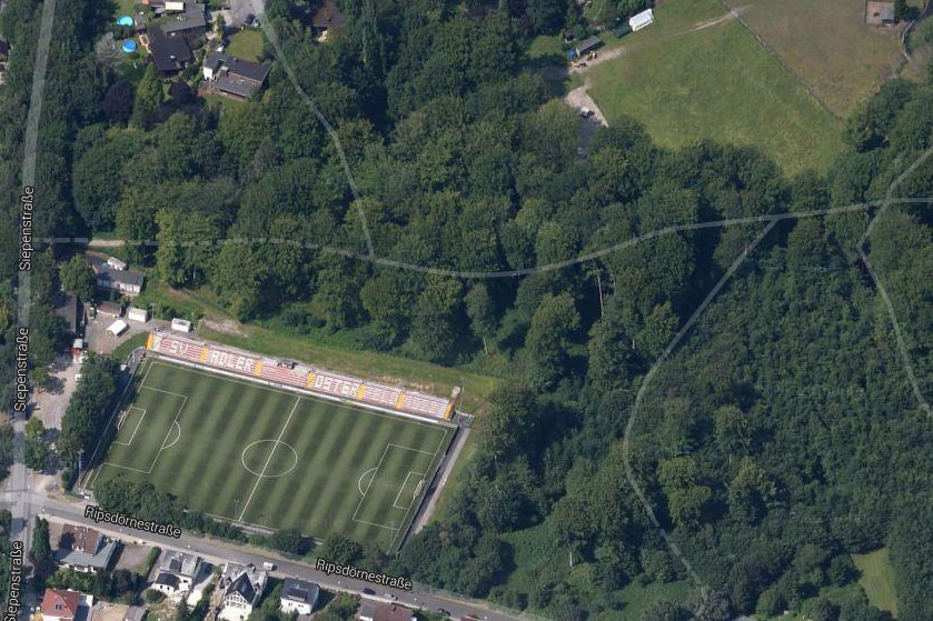 Satellitenbild Waldstadion