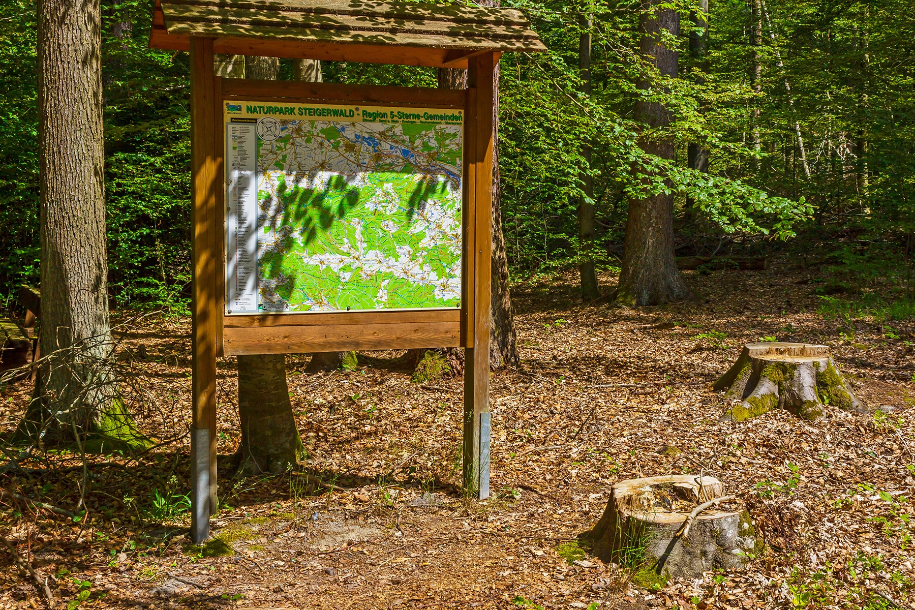 Etikettenschwindel "Natur"park Steigerwald