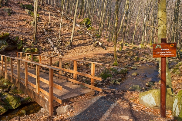 Hinweisschild im Ilsetal