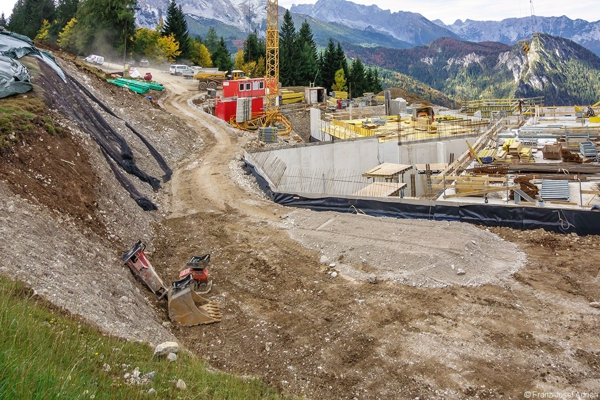 Neubau der Mittelstation der Jennerbahn