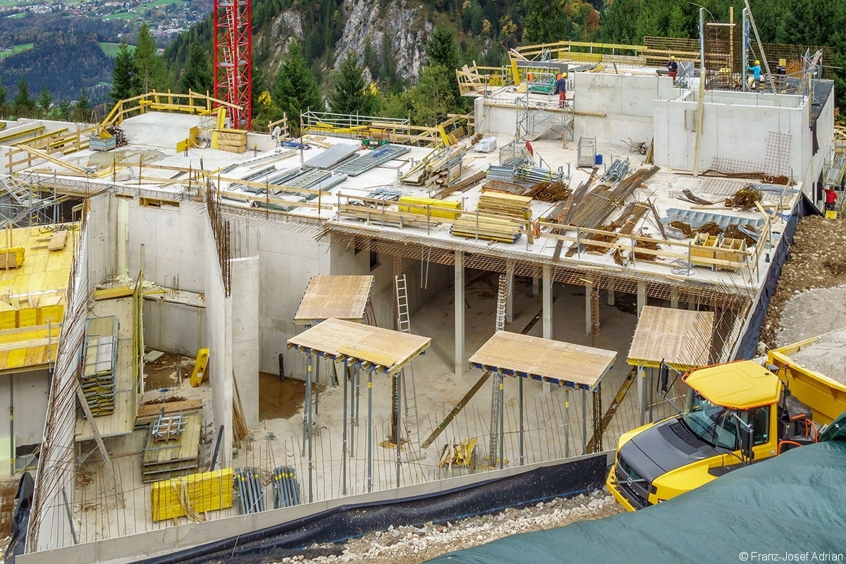 Neubau der Mittelstation der Jennerbahn