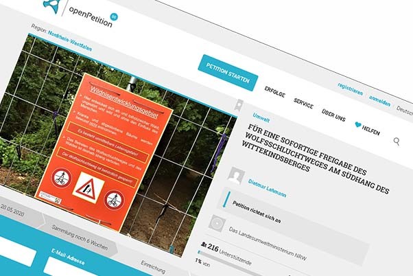 Petition_Wolfsschlucht