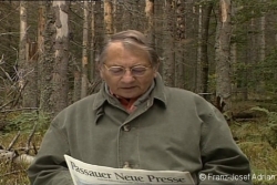 Horst Stern liest aus der Passauer Neuen Presse
